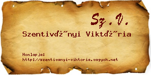 Szentiványi Viktória névjegykártya